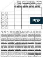 Horario Escolar PDF