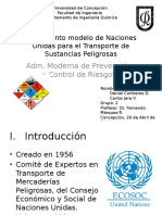 Reglamento Modelo de Naciones Unidas para El Transporte