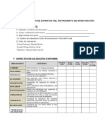 Informe Experto Post-Pre Test