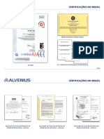 Alvenius Certificacoes e Aprovacoes Rev I Vis PDF