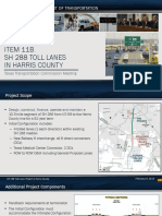 SH 288 Toll Lanes Project in Harris County