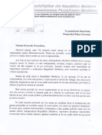 Scrisoare Lui Igor Dodon Adresată Lui Klaus Iohannis