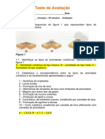 Teste Avaliação Vulcões Terra