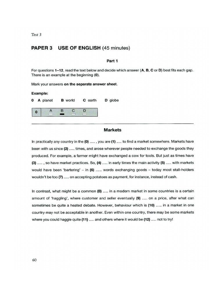 Red Book 2 Test 3 Use of English | PDF