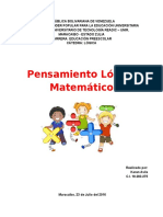 Desarrollo Lógico Matemático Infantil