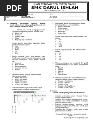 Xi Uts Ok Soal Clean Up Yapidi