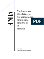 Mednarodna Klasifikacija Funkcioniranja, Invalidnosti in Zdravja