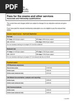 ACA Qualification Cost Breakdown | PDF