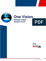 OneVision 2.0.0 Software Release Note