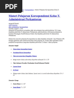 Download Materi Korespondensi kelas X AP resumedocx by Ade Bsb SN332699494 doc pdf