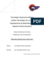 Investigacion Materiales Aislantes para La Construccion