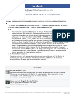 Requisitos para Hacer La Especialidad de Cirugia Plastica Estetica y Reconstruct