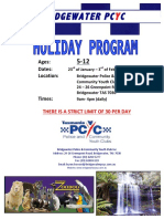 Bridgewater PCYC School Holiday Program