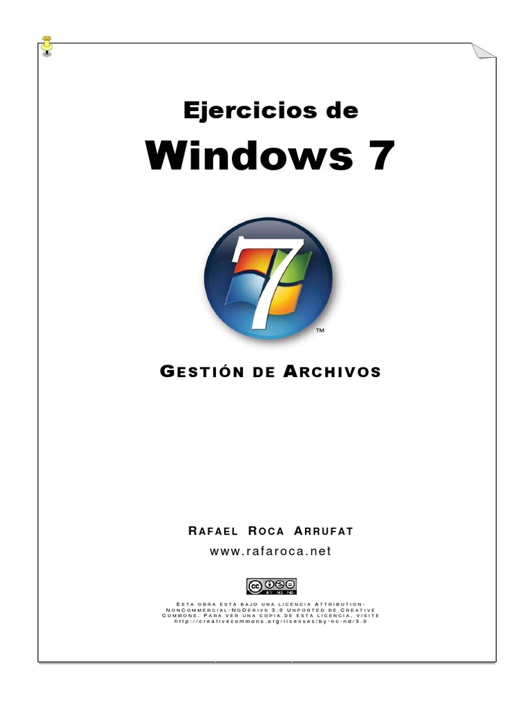 Ejercicios de Gestión de Archivos en Windows 7 | PDF | Windows 7 ...