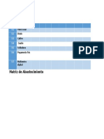 Matriz de Abastecimiento