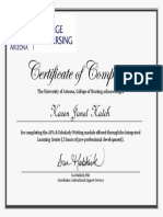 Certificate Apa Scholarly Writing Module Completion Karenjhatch