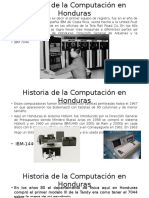 Historia de La Computación en Honduras