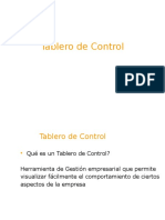 Tablero Control Gestión