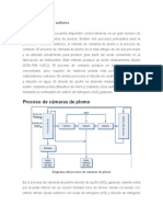 Elaboración de Ácido Sulfúrico