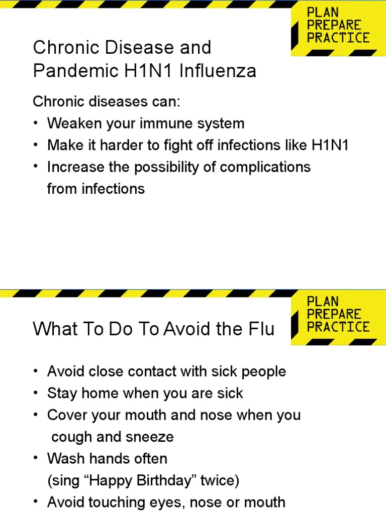 Chronic Disease and Pandemic H1N1 Influenza | PDF