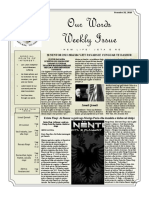 Newsletter Volume 7 Issue 47