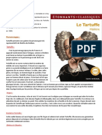 Le Tartuffe Est Une Oeuvre de Molière