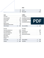 Balance Sheet With Ratios and Working Capital1