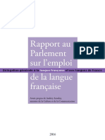 Rapport Au Parlement 2016