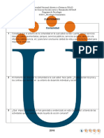 Cuestionario Fase 2 Psicologia Comunitaria Unad