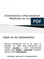 Clinimetría o Psicometría