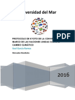 Protocolo de Kyoto de La Convención Marco de Las Naciones Unidas Sobre El Cambio Climático