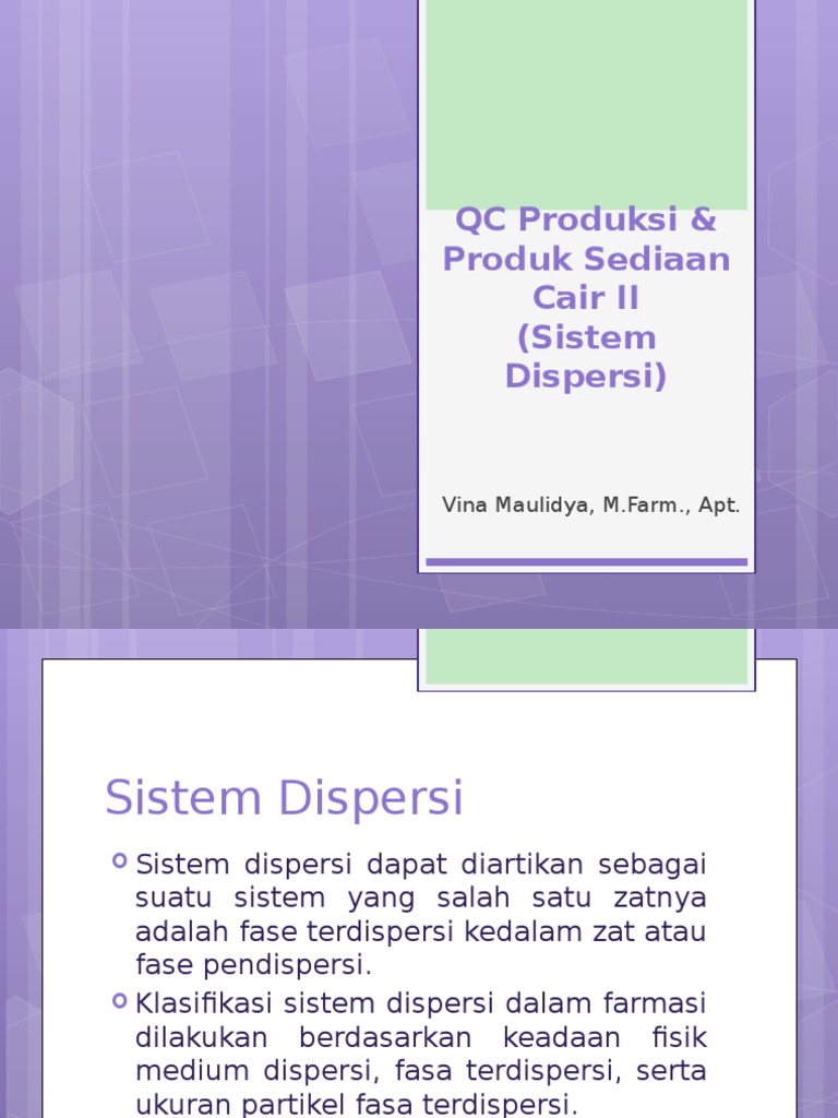 Qc Sistem Dispersi Pptx