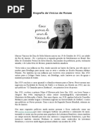 Biografia de Vinícius de Moraes