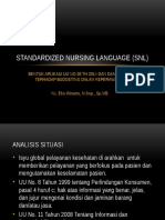 Standardized Nursing Language (Snl)