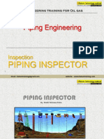 Oil Gas Piping Inspector Training
