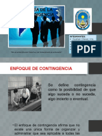 Enfoque Nde Contingencia o Situacional