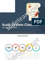 Audit of Business Systems With Checklist Powerpoint Presentation Slides