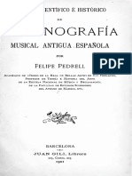 PEDRELL, Felipe. - Emporio Científico e Histórico de Organografía Musical Antigua Española