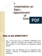 appointment of directors 