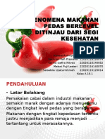 Fenomena Makanan Pedas Berlevel Ditinjau Dari Segi Kesehatan