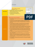 Pump Selection Calculation Example