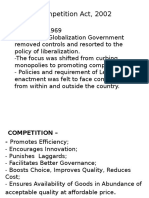 Competition Act 2002 of India