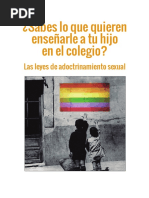 Panfleto homófobo de la asociación 'Hazte Oír'