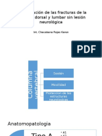 Rehabilitación de Las Fracturas de La Columna Dorsal