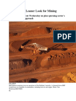 BHP Models Leaner Look For Mining