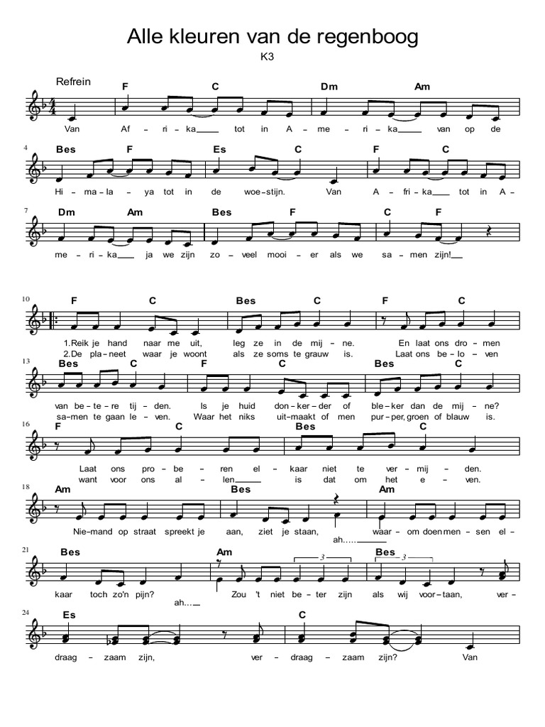 Alle Kleuren Van de Regenboog