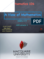 Mathematics 106: A View of Mathematics