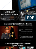 Presentasi Kasus Korupsi Pengadaan Alat Simulator SIM Indonesia - Djoko Susilo