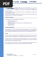 Company Profile en PDF