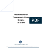 Tr-18 Weatherability Thermo Pipe Systems